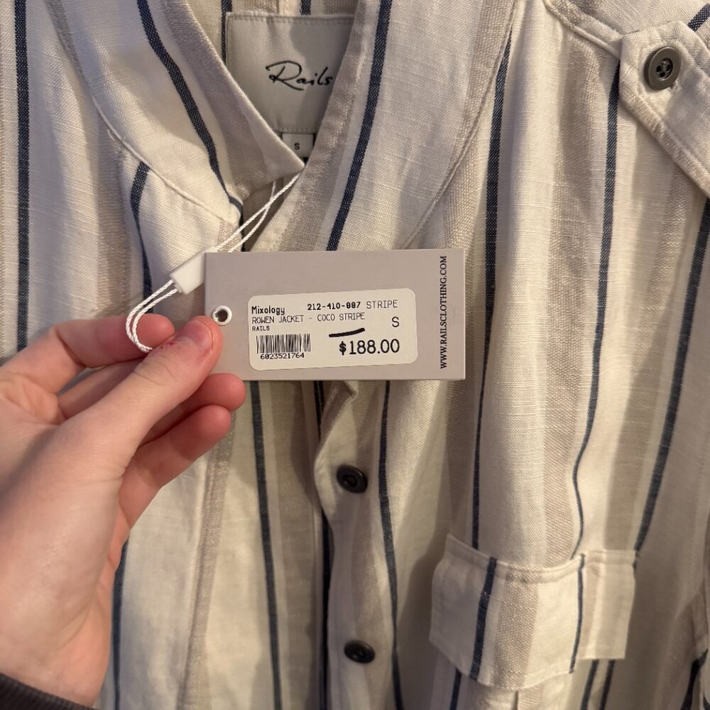 NWT Rails Striped Jacket - Picture 6 of 6